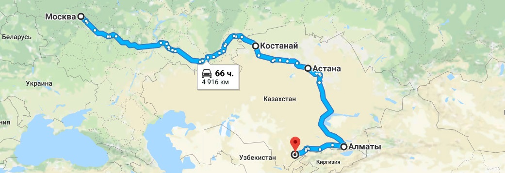 Автовоз в Казахстан